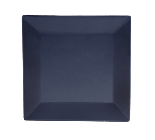 CAC China KC-8-CBU Cobalt Ceramic Square Color Arts Plate (2 Dozen Per Case)