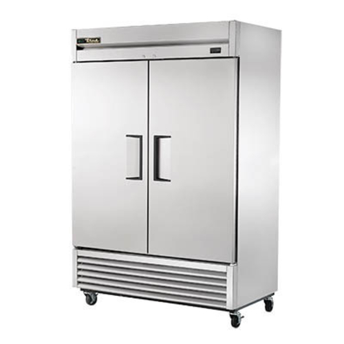 True TS-49F-HC 54.13" W Two-Section Solid Door Reach-In Freezer - 115 Volts