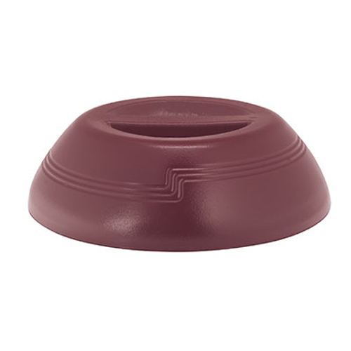 Cambro MDSD9487 The Shoreline Collection Cranberry 10 1/4" Insulated Polypropylene Dome
