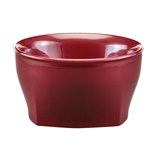 Cambro MDSHB9487 The Harbor Collection Cranberry 9 oz Polypropylene Plastic Bowl - 48/Case