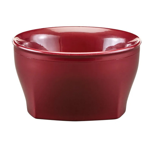 Cambro MDSHB9487 The Harbor Collection Cranberry 9 oz Polypropylene Plastic Bowl - 48/Case