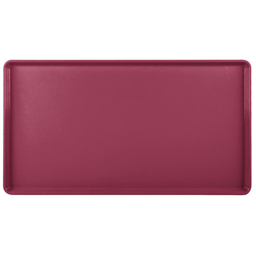 Cambro 1222D505 12" X 22" Rectangular Cherry Red Dietary Tray - 12/Case