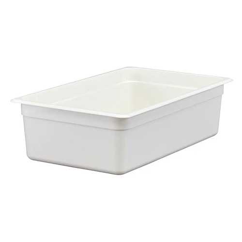 Cambro 16CW148 Camwear Full Size White Food Pan 6" Deep - 6/Case