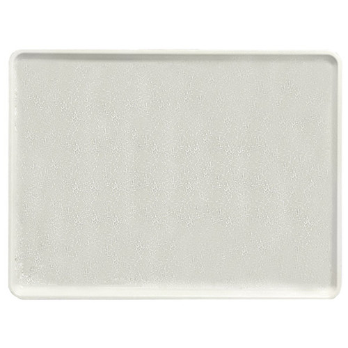 Cambro 1216D531 12" X 16" Rectangular Galaxy Antique Parchment Silver Dietary Tray - 12/Case