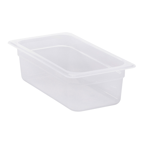 Cambro 34PP190 1/3 Size Translucent Food Pan 4" Deep - 6/Case