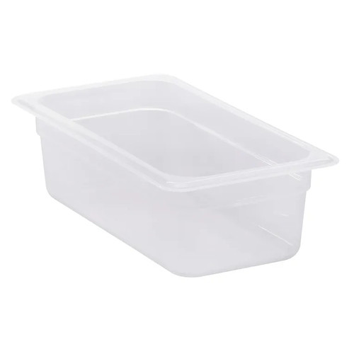 Cambro 34PP190 1/3 Size Translucent Food Pan 4" Deep - 6/Case