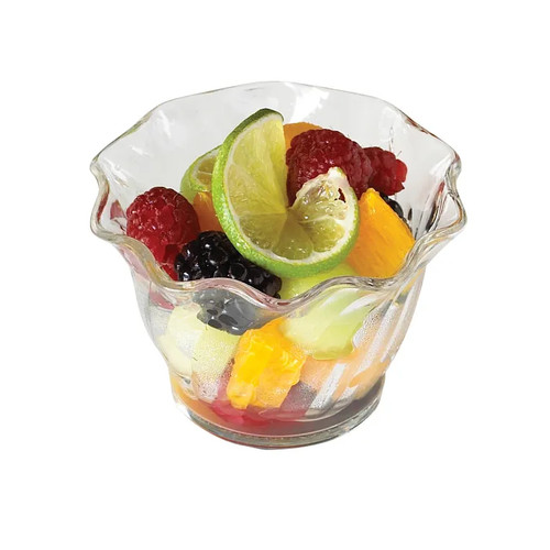 Cambro SRB5CW135 Camwear 5 oz Clear Polycarbonate Swirl Bowl - 24/Case