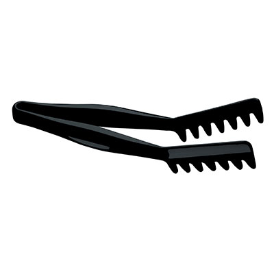 Cambro TGA11110 10-13/16" Black Tongs