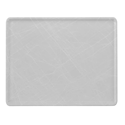 Cambro 1216D215 12" X 16" Rectangular Abstract Gray Dietary Tray - 12/Case