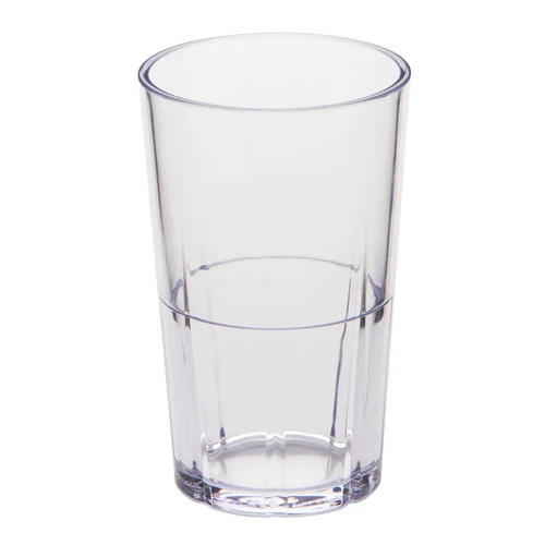 Cambro LDT5152 5 Oz. Clear SAN Plastic Lido Tumbler - 36/Case