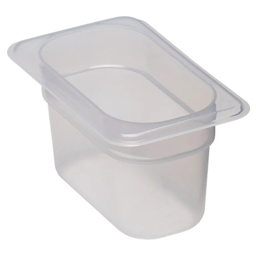 Cambro 94PP190 1/9 Size Translucent Food Pan 4" Deep - 6/Case
