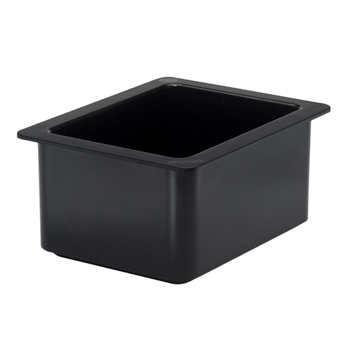 Cambro 26CF110 ColdFest 1/2 Size Black Food Pan 6" Deep