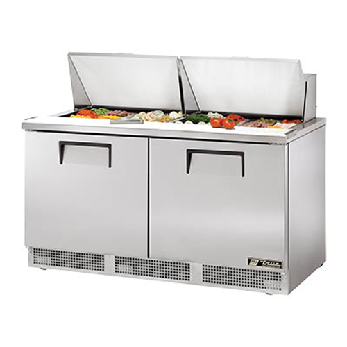 True TFP-64-24M 64.13" W Two-Section Two Door Sandwich/Salad Unit