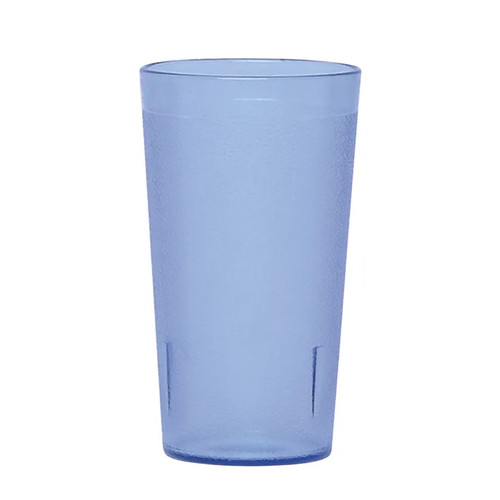 Cambro 1200P401 12.6 Oz. Slate Blue SAN Plastic Textured Exterior Colorware Tumbler - 72/Case