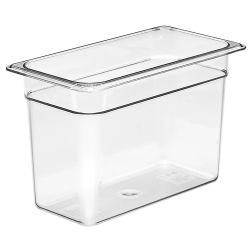 Cambro 38CW135 Camwear 1/3 Size Clear Food Pan 8" Deep - 6/Case