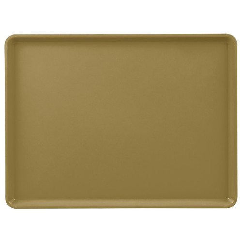 Cambro 1216D428 12" X 16" Rectangular Olive Green Dietary Tray - 12/Case