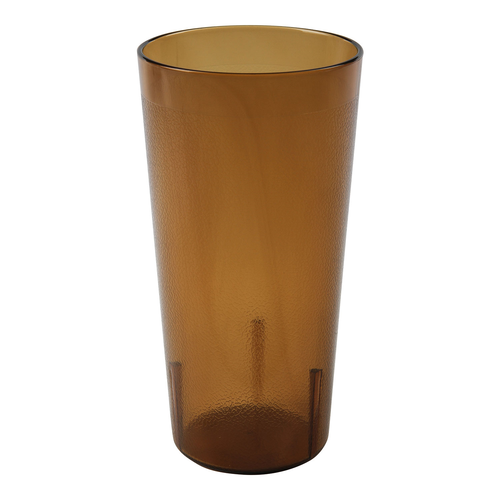 Cambro 2000P153 22 Oz. Amber SAN Plastic Textured Exterior Colorware Tumbler - 72/Case