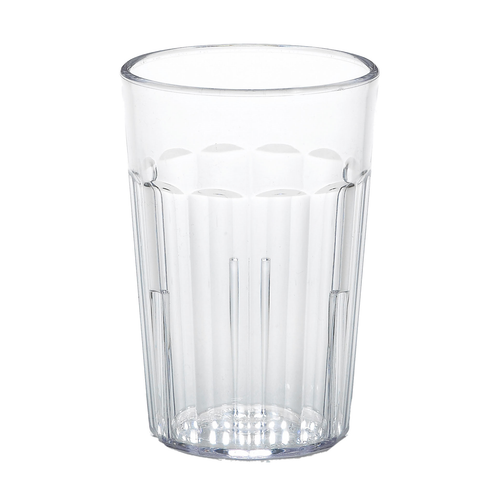 Cambro NT5152 6.4 Oz. Clear SAN Plastic Fluted Newport Tumbler