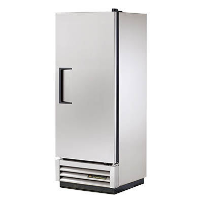 True T-12-HC 24.88" W One-Section Stainless Steel Door Reach-In Refrigerator Solid Door Reach-In Refrigerator