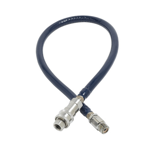 T&S Brass HW-4B-72VB Water Hose with quick disconnect vacuum breaker 3/8"