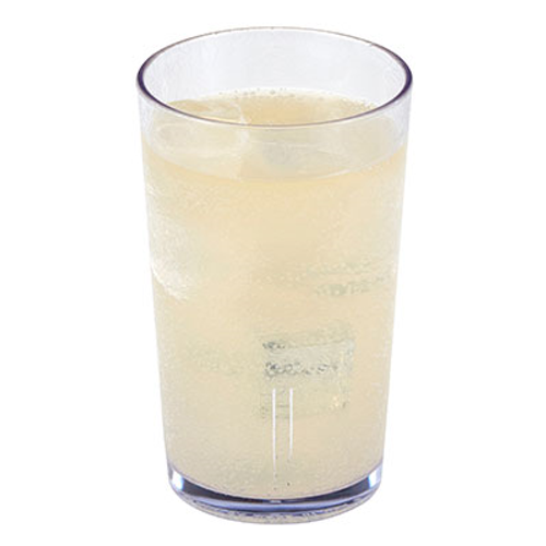 Cambro D12152 12 Oz. Clear SAN Plastic Crackled Design Del Mar Tumbler - 36/Case