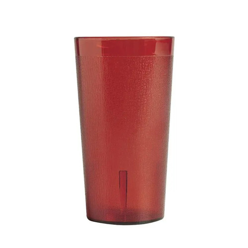 Cambro 800P156 7.8 Oz. Ruby Red SAN Plastic Textured Exterior Colorware Tumbler - 72/Case