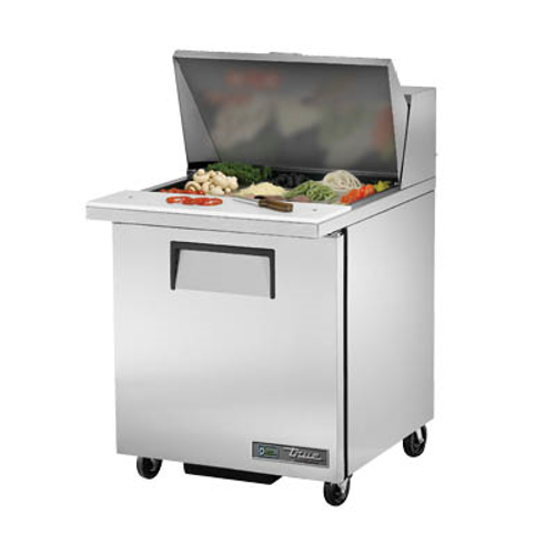 True TSSU-27-12M-B-HC 27.63" W One-Section One Door Mega Top Sandwich/Salad Unit