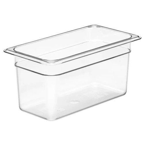Cambro 36CW135 Camwear 1/3 Size Clear Food Pan 6" Deep
