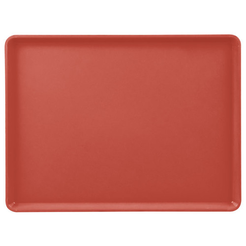 Cambro 1216D410 12" X 16" Rectangular Raspberry Cream Dietary Tray - 12/Case