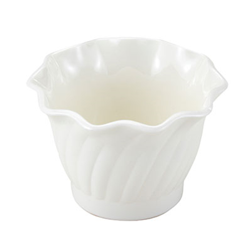 Cambro SRB5CW148 Camwear 5 oz White Polycarbonate Swirl Bowl