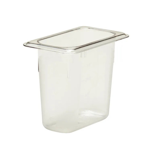 Cambro 96PCW135 Camwear 1/9 Size Clear Food Pan 6" Deep
