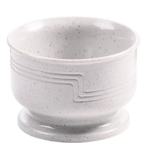 Cambro MDSB5480  5 Oz. Small Polypropylene Speckled Gray The Shoreline Collection Bowl - 48/Case