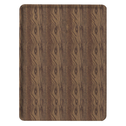 Cambro 1418D304 14" X 18" Rectangular Country Oak Dietary Tray - 12/Case