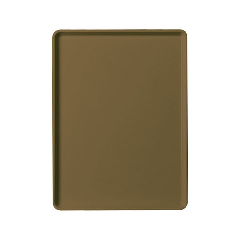 Cambro 1219D513 12" X 19" Rectangular Bay Leaf Brown Dietary Tray - 12/Case