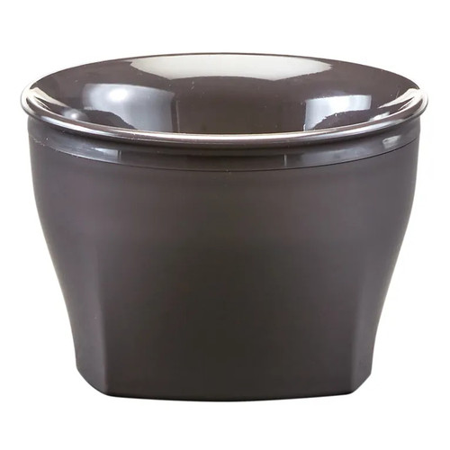 Cambro MDSHB5485 The Harbor Collection Smoked Metal 5 oz Polypropylene Bowl - 48/Case