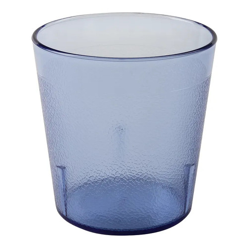 Cambro 900P2401 9.7 Oz. Slate Blue SAN Plastic Textured Exterior Colorware Tumbler - 24/Case