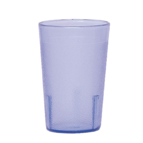 Cambro 800P401 7.8 Oz. Slate Blue SAN Plastic Textured Exterior Colorware Tumbler - 36/Case