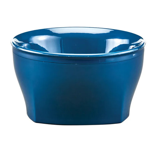 Cambro MDSHB9497 The Harbor Collection Navy Blue 9 oz Polypropylene Bowl - 48/Case