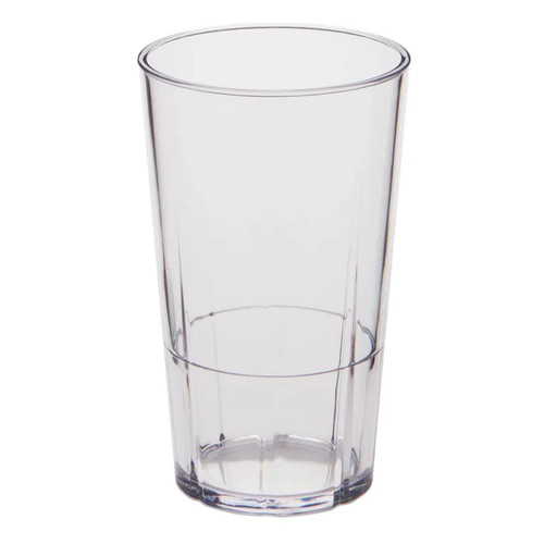 Cambro LDT12152 12 Oz. Clear SAN Plastic Lido Tumbler - 36/Case