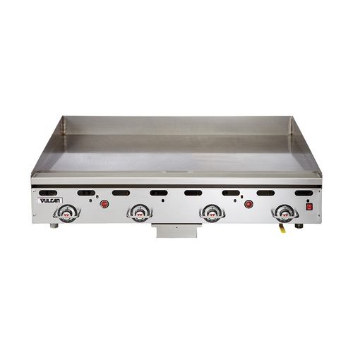 Vulcan 936RX-NG 36" W Stainless Steel Natural Gas Countertop Heavy Duty Griddle - 81,000 BTU