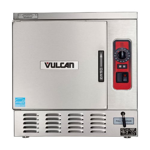 Vulcan C24EO5AF-E 5 Pan Boilerless Countertop Convection Steamer - 208 Volts 3 Phase 12 kW