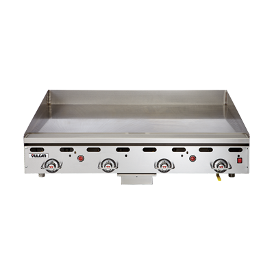 Vulcan 936RX-30-LP 36" W Stainless Steel Liquid Propane Countertop Heavy Duty Griddle - 81,000 BTU
