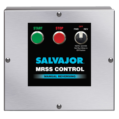 Salvajor MRSS Start/Stop Push Button Manual Reversing Control Nema 4 Stainless Steel Enclosure