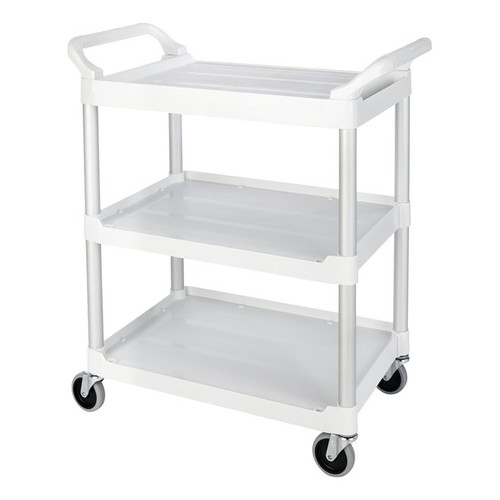 Rubbermaid FG342488OWHT Utility Cart 33-5/8"L X 18-5/8"W X 37-3/4"H 200 Lb. Capacity Plastic Construction