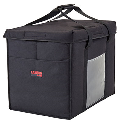 Cambro GBD211417110 GoBag Delivery Bag large 21" x 14" x 17" - 4 Cases