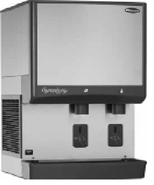 Follett LLC C50CI425A-S 21" Symphony Countertop Air Cooled Ice Maker and Dispenser - 220 Volts 1-Ph