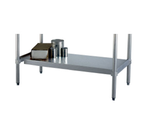 New Age 24US60KD 60"W x 24"D Aluminum Undershelf for Work Table
