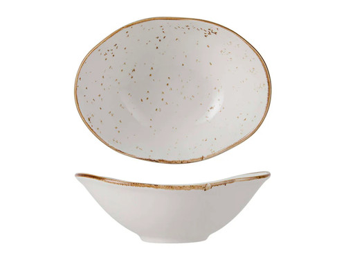 Tuxton GGA-403 20 Oz. Porcelain Agave Oval Capistrano Bowl (1 Dozen)