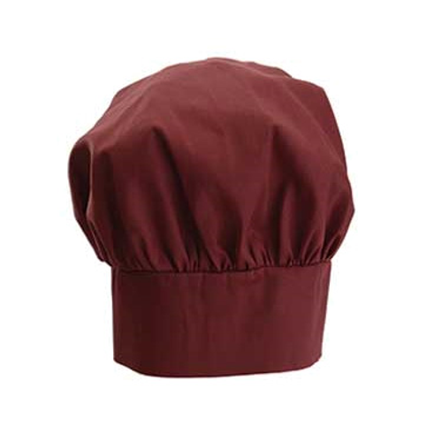 Winco CH-13BG Burgundy Chef Hat