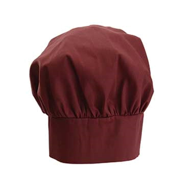 Winco CH-13BG Burgundy Chef Hat